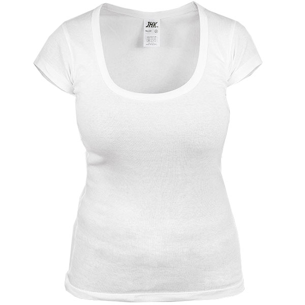 Camiseta Escotada Mujer Frontal